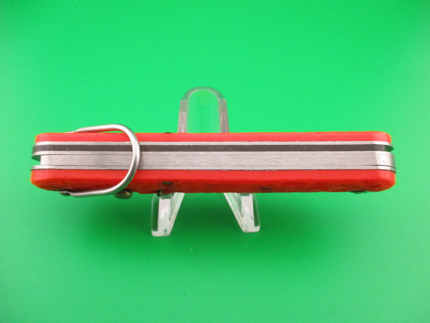 z CAMILLUS vintage MC1 Orange paratrooper automatic knife with hook blade