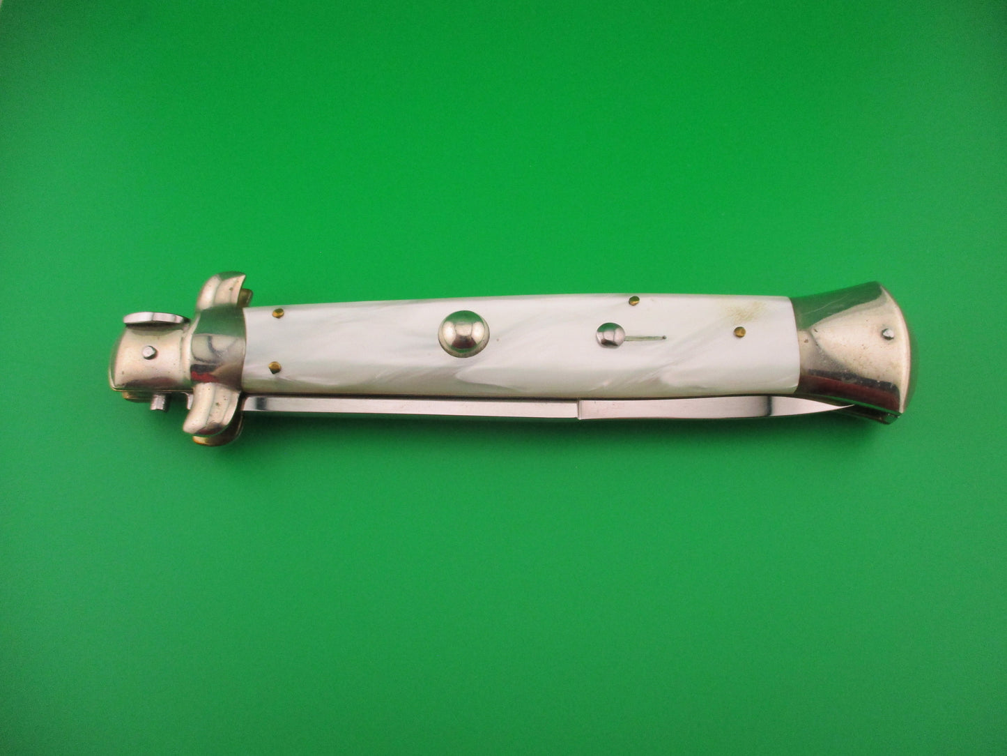 AGA CAMPOLIN 38cm Italian Pearlex Swivel bolster 15 inch automatic knife