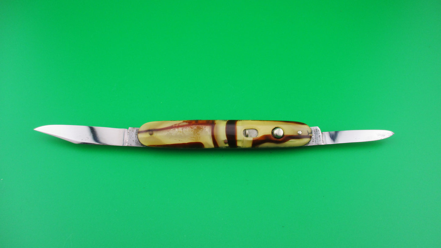 z SCHRADE CUT CO Medium double Butter & Molasses 7404 3/4K switchblade