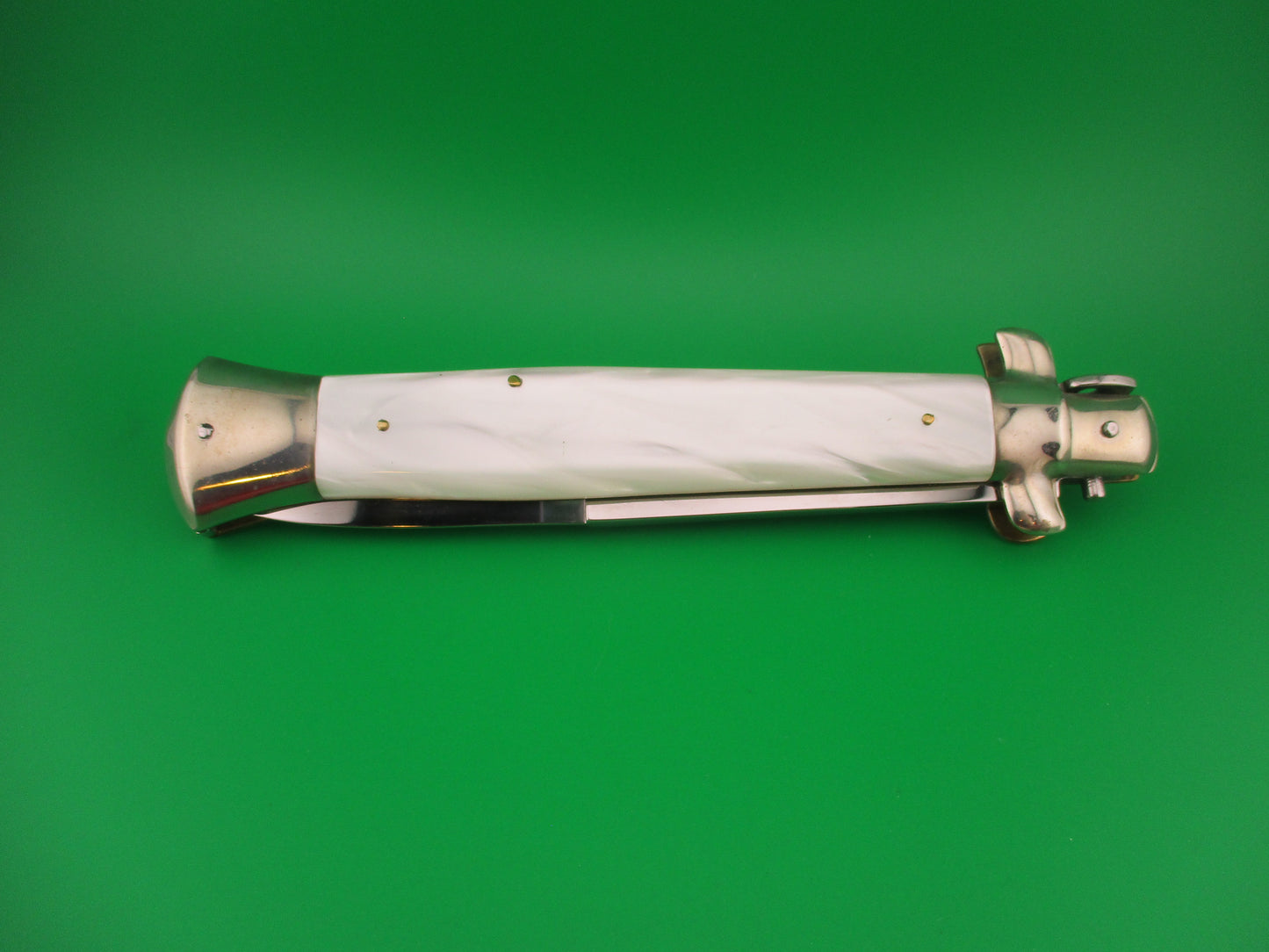 AGA CAMPOLIN 38cm Italian Pearlex Swivel bolster 15 inch automatic knife