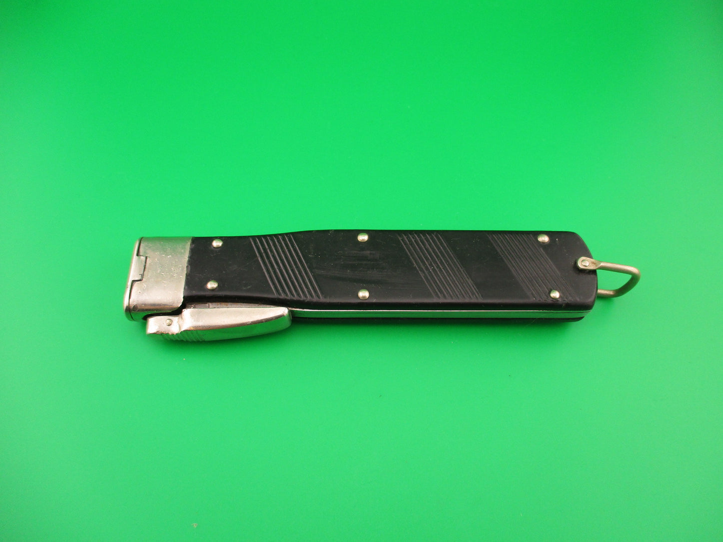 OTHELLO ROSTFREI 1960 23cm German Trap door Gravity knife military