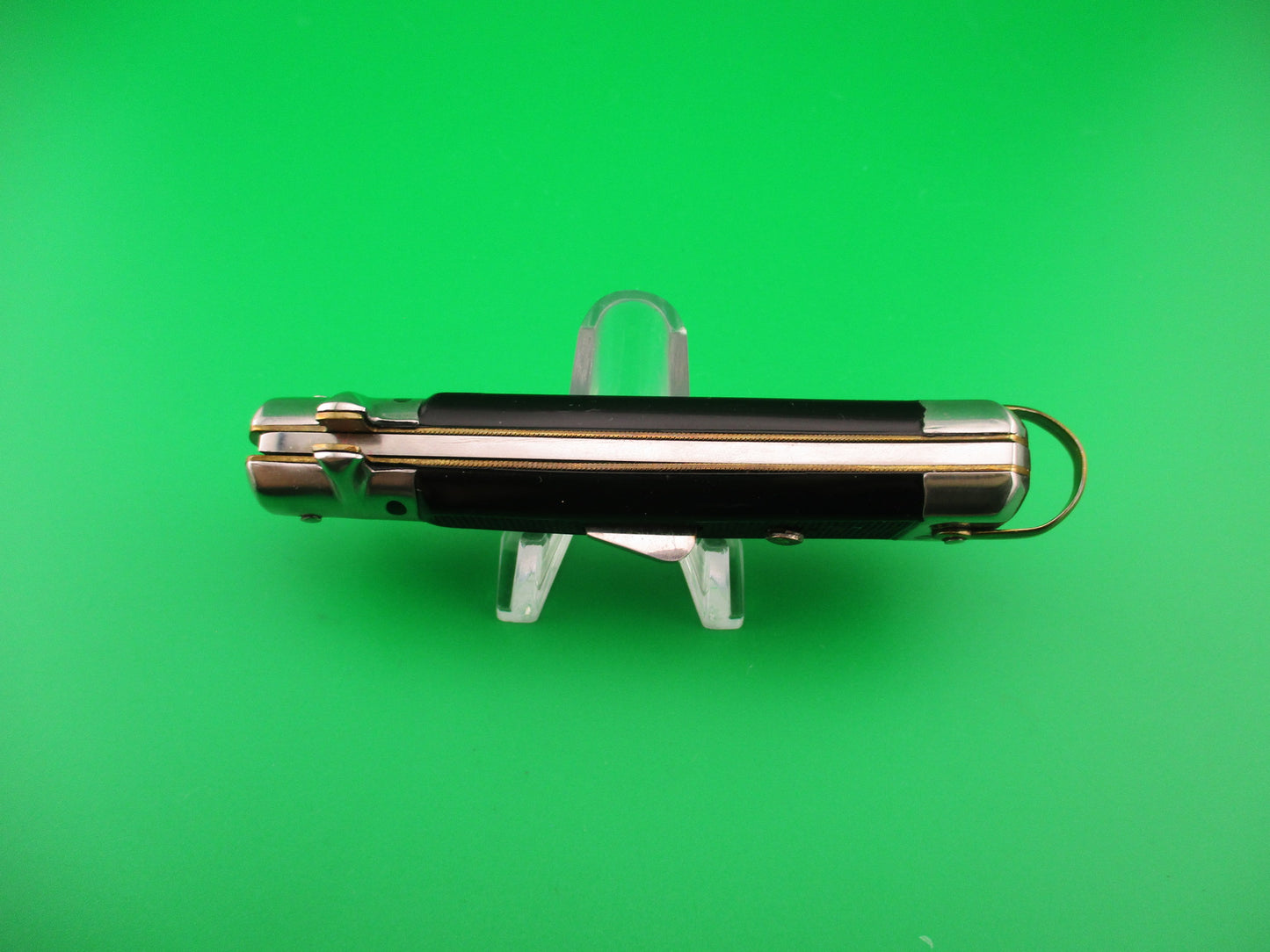 BARGEON INOX 19cm vintage French fixed guards automatic knife NIB