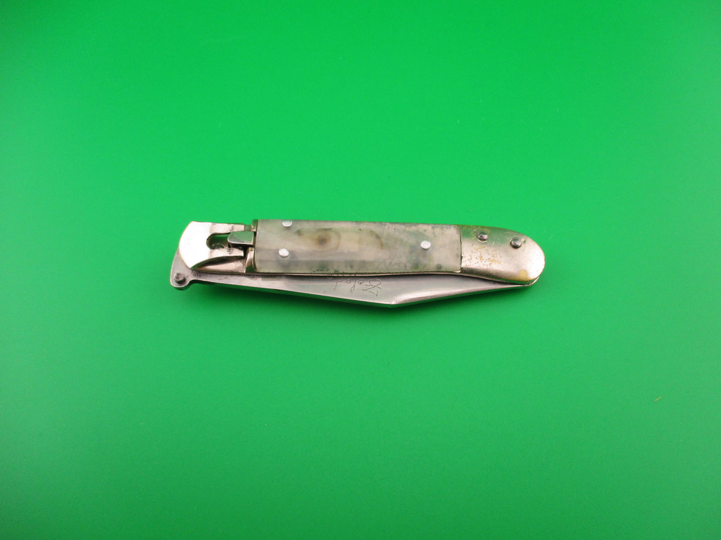 Toledo INOX 14cm Spanish Lever Souvenir 1960s vintage automatic knife