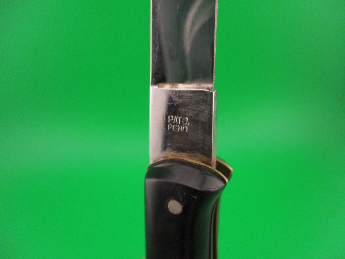 MADE ITALY INOX 21cm Italian Ackermannchen Style Black lockback automatic knife