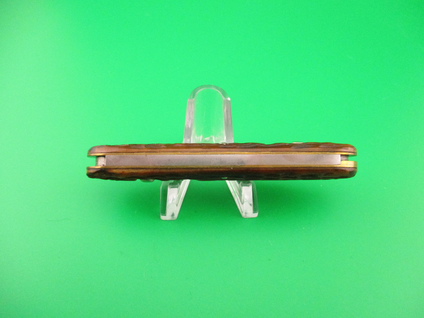 Schrade Cut Co Large Double jigged bone Spear/pen vintage automatic knife