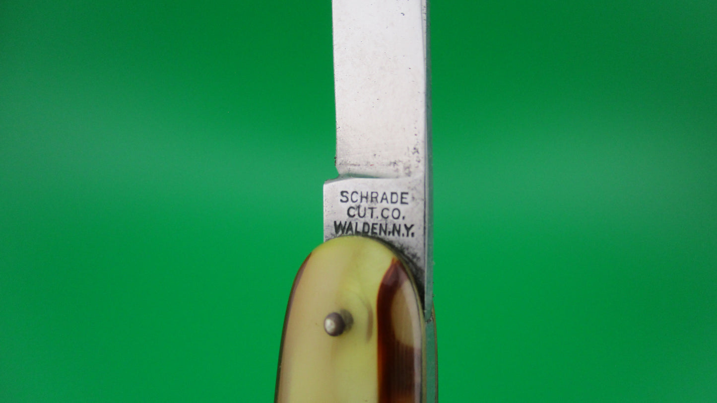 z SCHRADE CUT CO Medium double Butter & Molasses 7404 3/4K switchblade