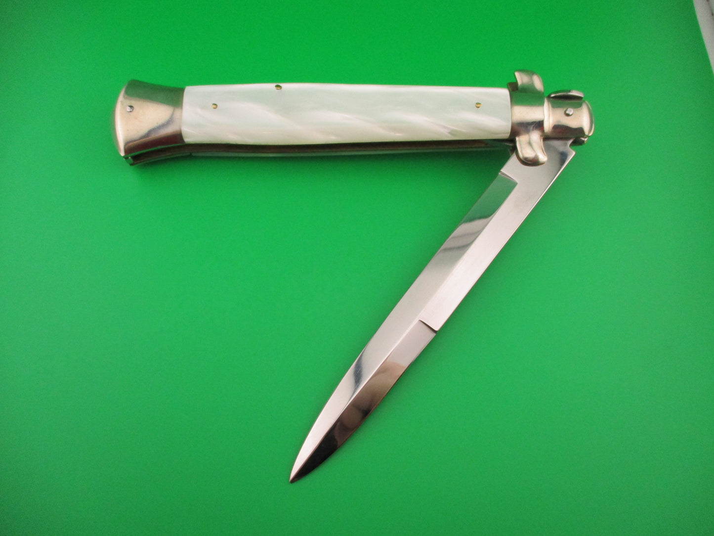 AGA CAMPOLIN 38cm Italian Pearlex Swivel bolster 15 inch automatic knife