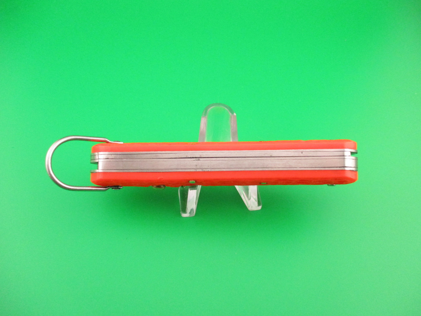 z CAMILLUS vintage MC1 Orange paratrooper automatic knife with hook blade