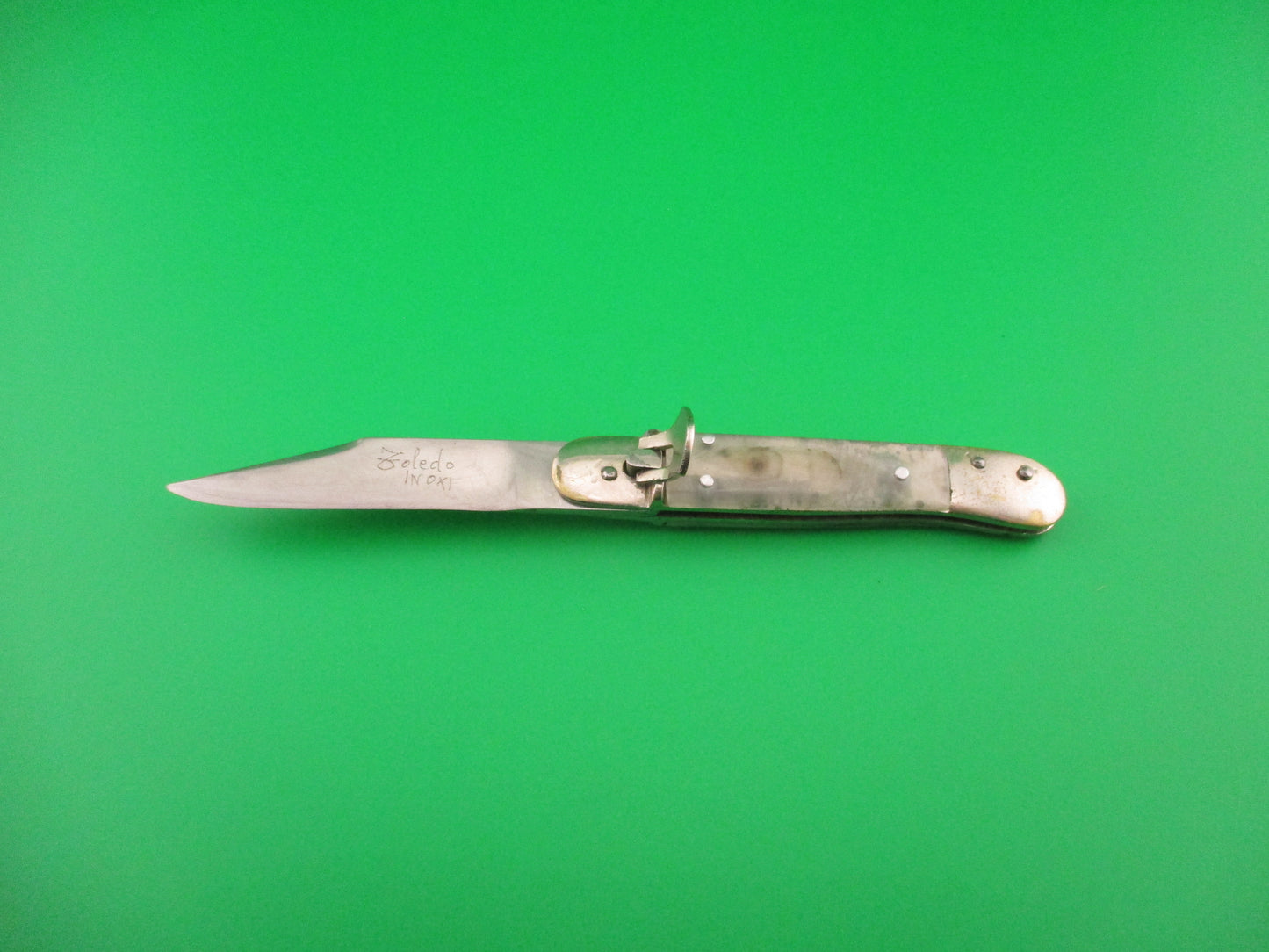 Toledo INOX 14cm Spanish Lever Souvenir 1960s vintage automatic knife