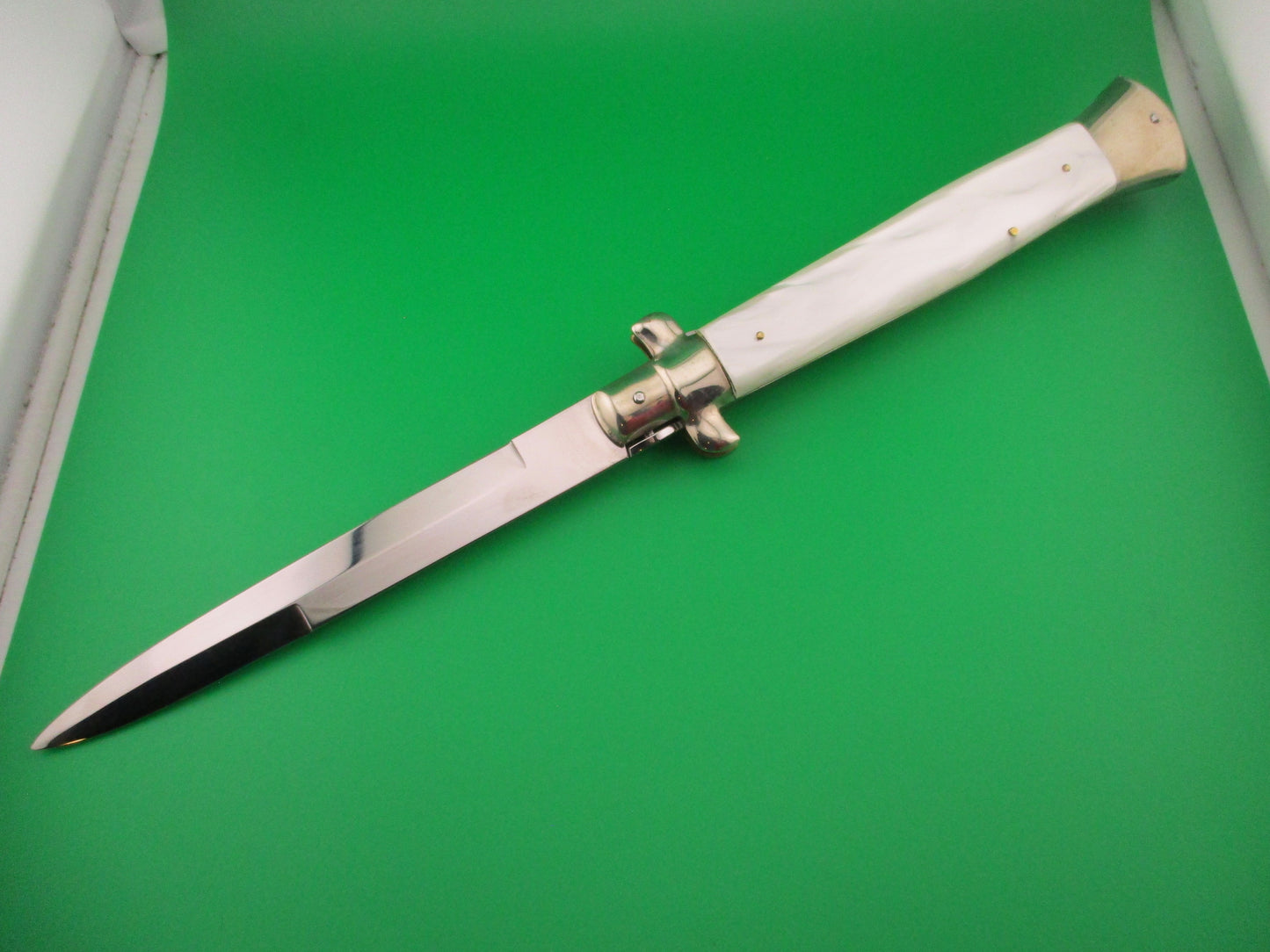 AGA CAMPOLIN 38cm Italian Pearlex Swivel bolster 15 inch automatic knife