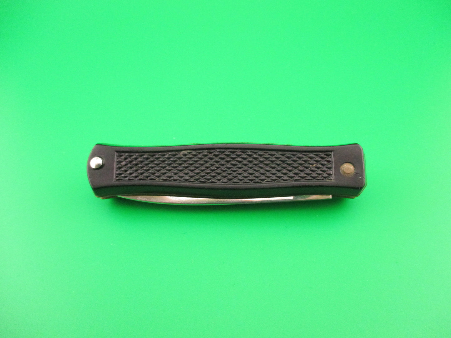 BARGEON INOX 14cm French Small Black Bobc vintage automatic knife