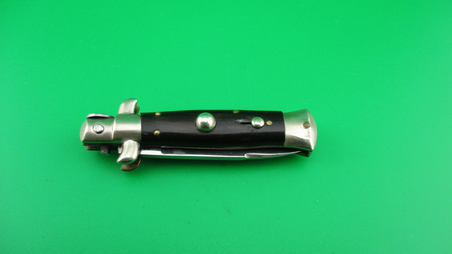 z Rostfrei (slant) 12cm Italian Transitional Small button stiletto automatic knife