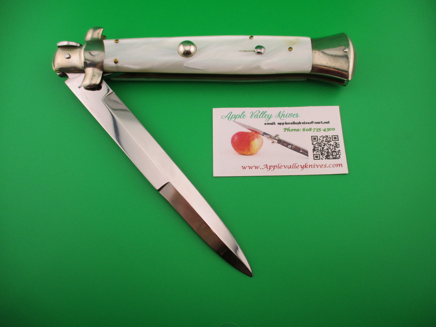 AGA CAMPOLIN 38cm Italian Pearlex Swivel bolster 15 inch automatic knife