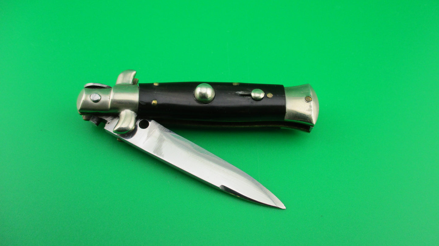 z Rostfrei (slant) 12cm Italian Transitional Small button stiletto automatic knife