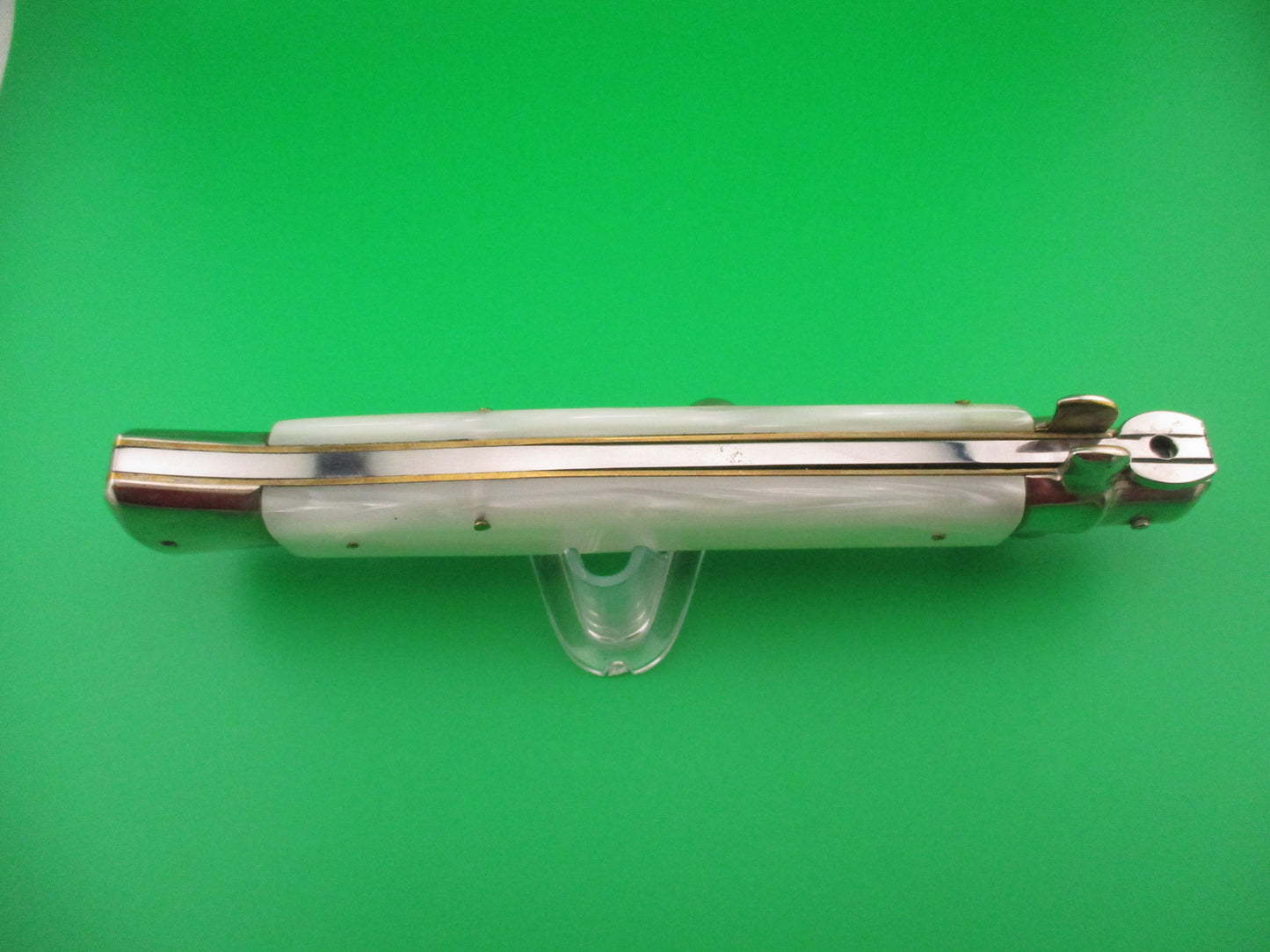 AGA CAMPOLIN 38cm Italian Pearlex Swivel bolster 15 inch automatic knife