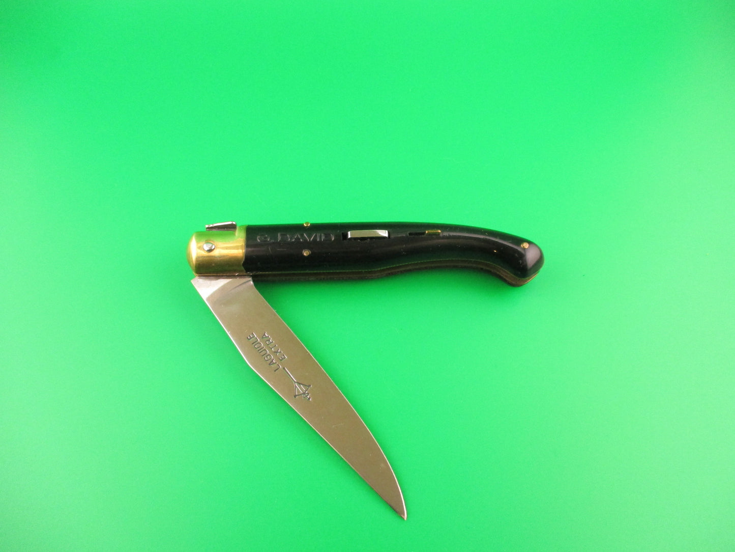 G DAVID LAGUIOLE EXTRA 20cm French black automatic knife No shrinkage!