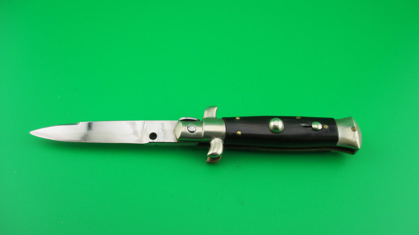 z Rostfrei (slant) 12cm Italian Transitional Small button stiletto automatic knife