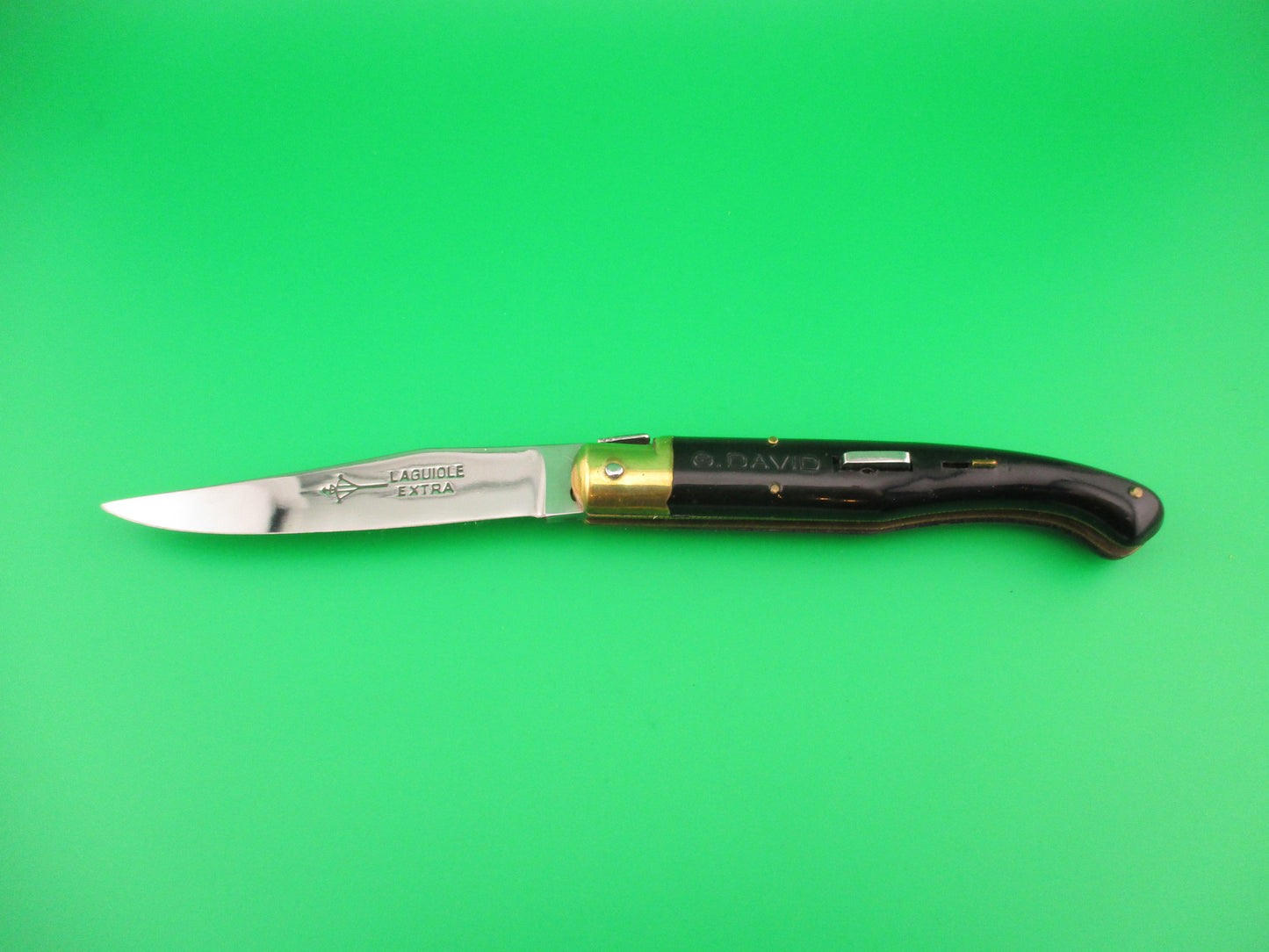 G DAVID LAGUIOLE EXTRA 20cm French black automatic knife No shrinkage!