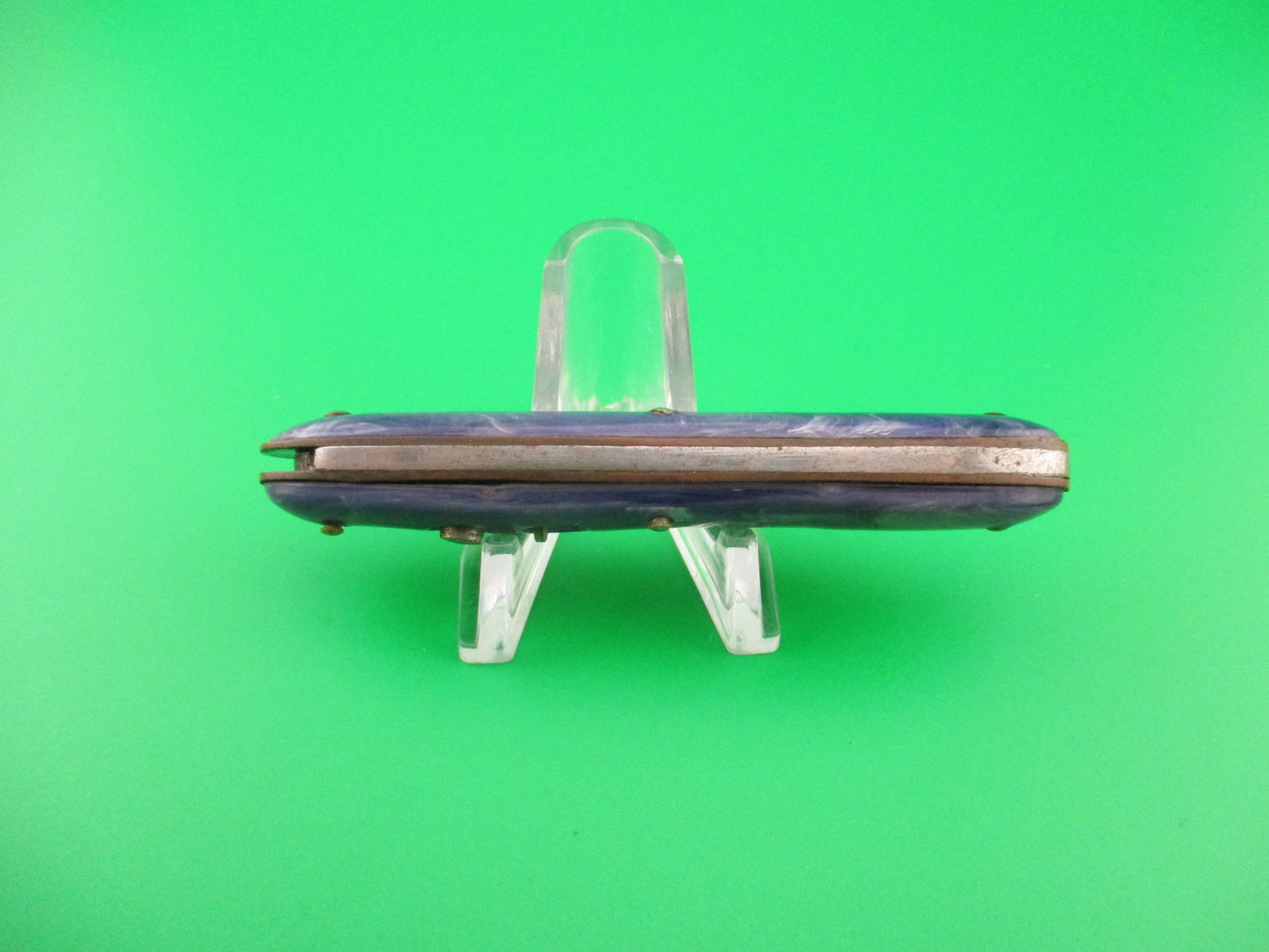 Edgemaster #108 Cigar Jack 1950s Vintage Purple swirl switchblade knife