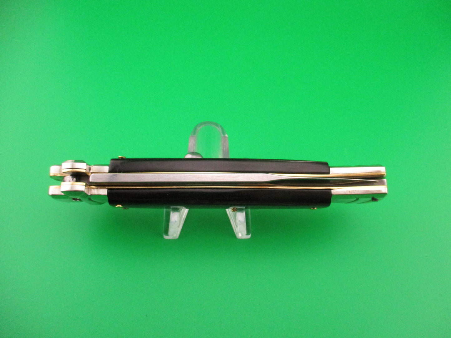 z AGA CAMPOLIN MANIAGO ITALY 23cm Italian Horn Maltese Lockback automatic knife