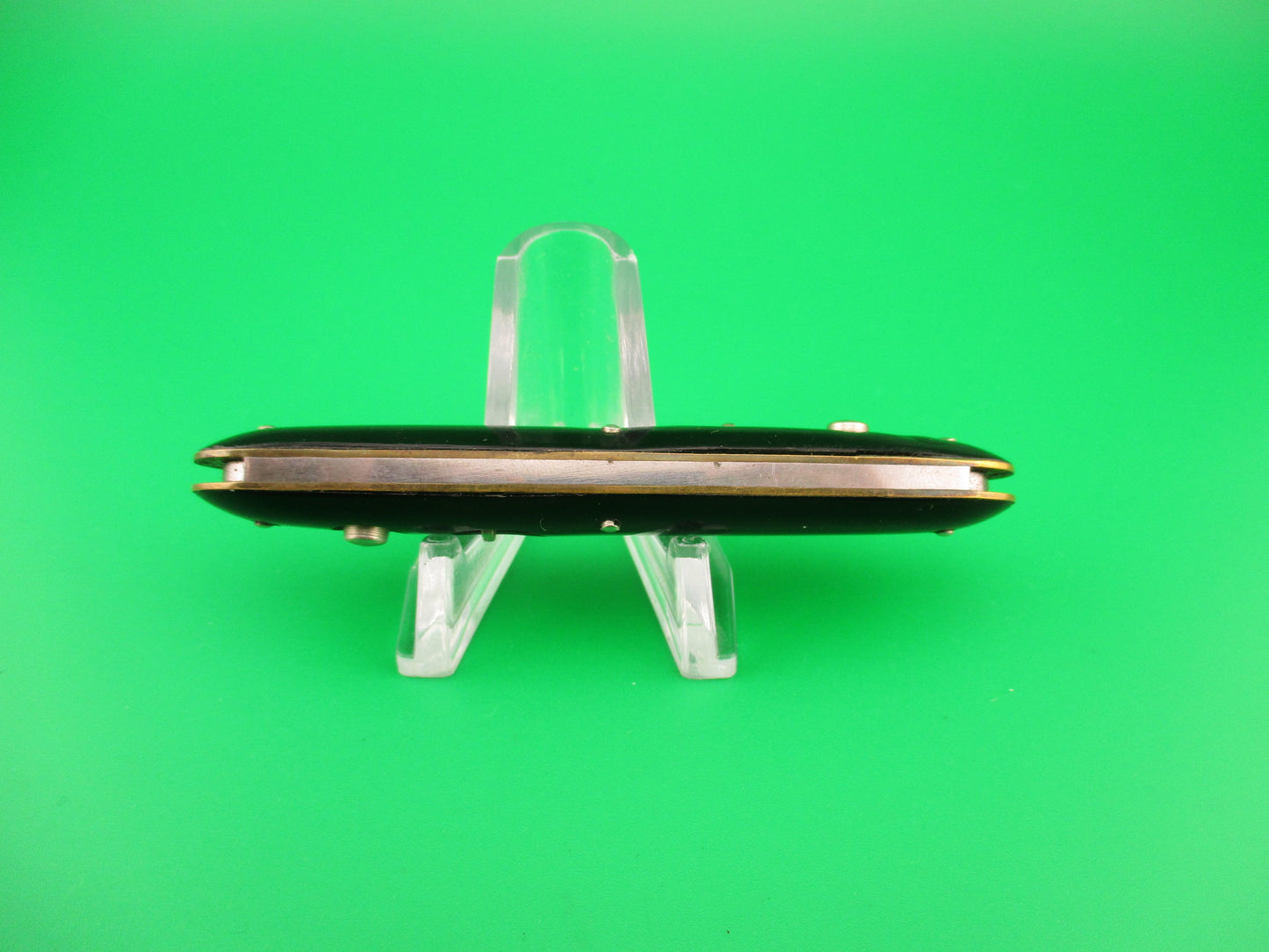 PRESTO Double Black Etched Advertising Vintage automatic knife