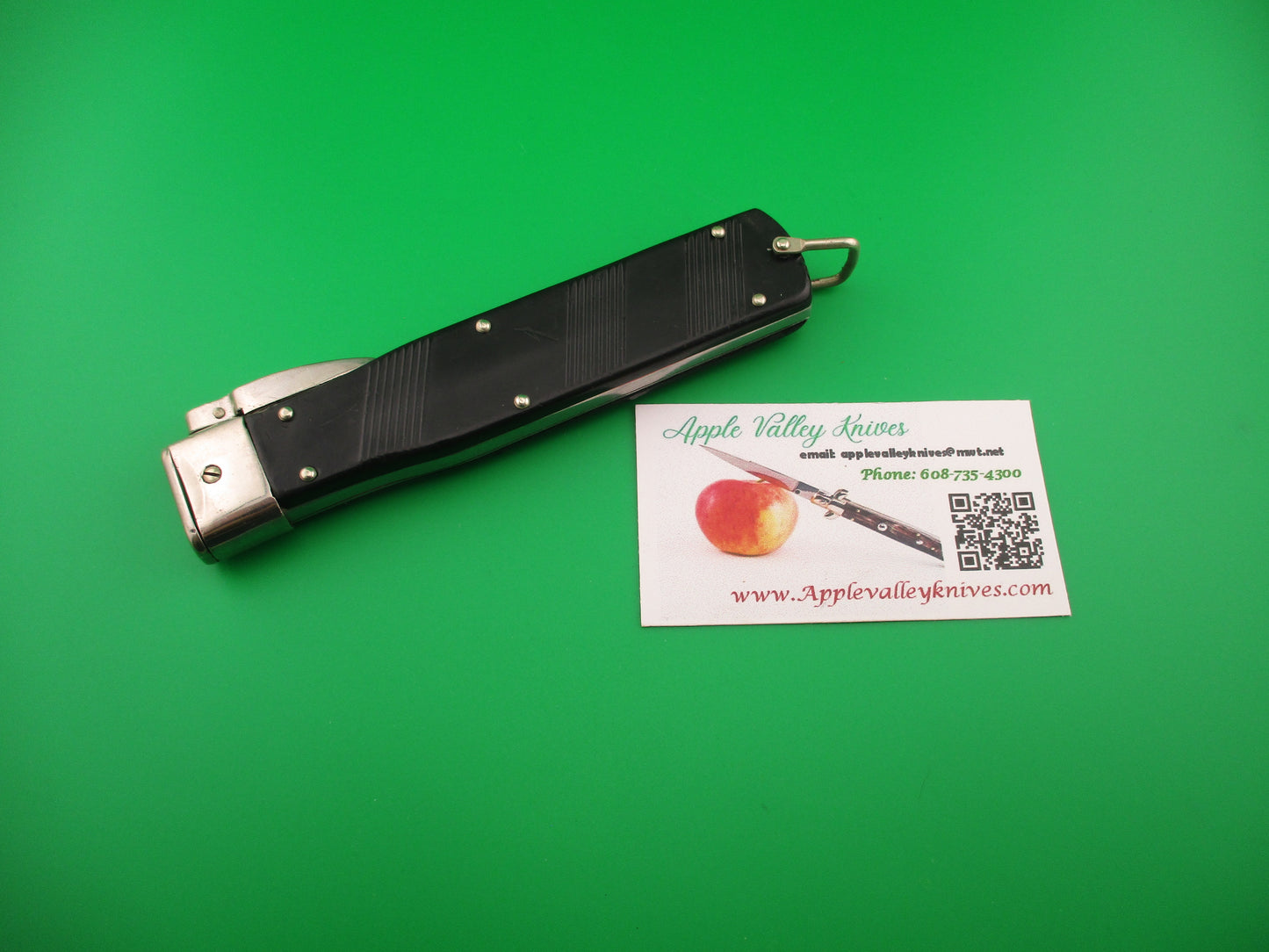 WKC ROSTFREI 60 23cm German Trap door 1960 vintage Gravity knife military