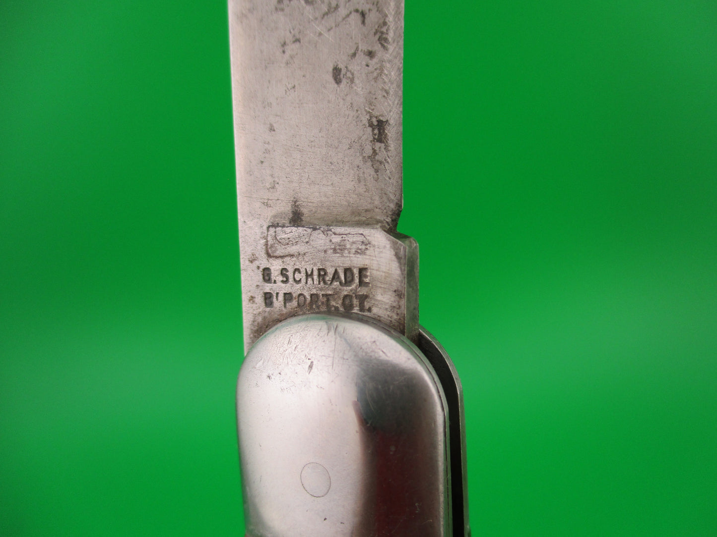 PRESTO M2 Bone WWII 1940s Geo Schrade vintage Paratrooper automatic knife