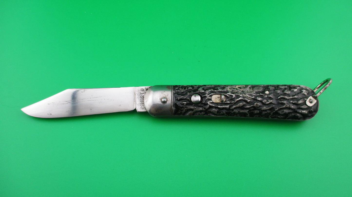 z PRESTO M2 style Scout Black metal painted vintage automatic knife