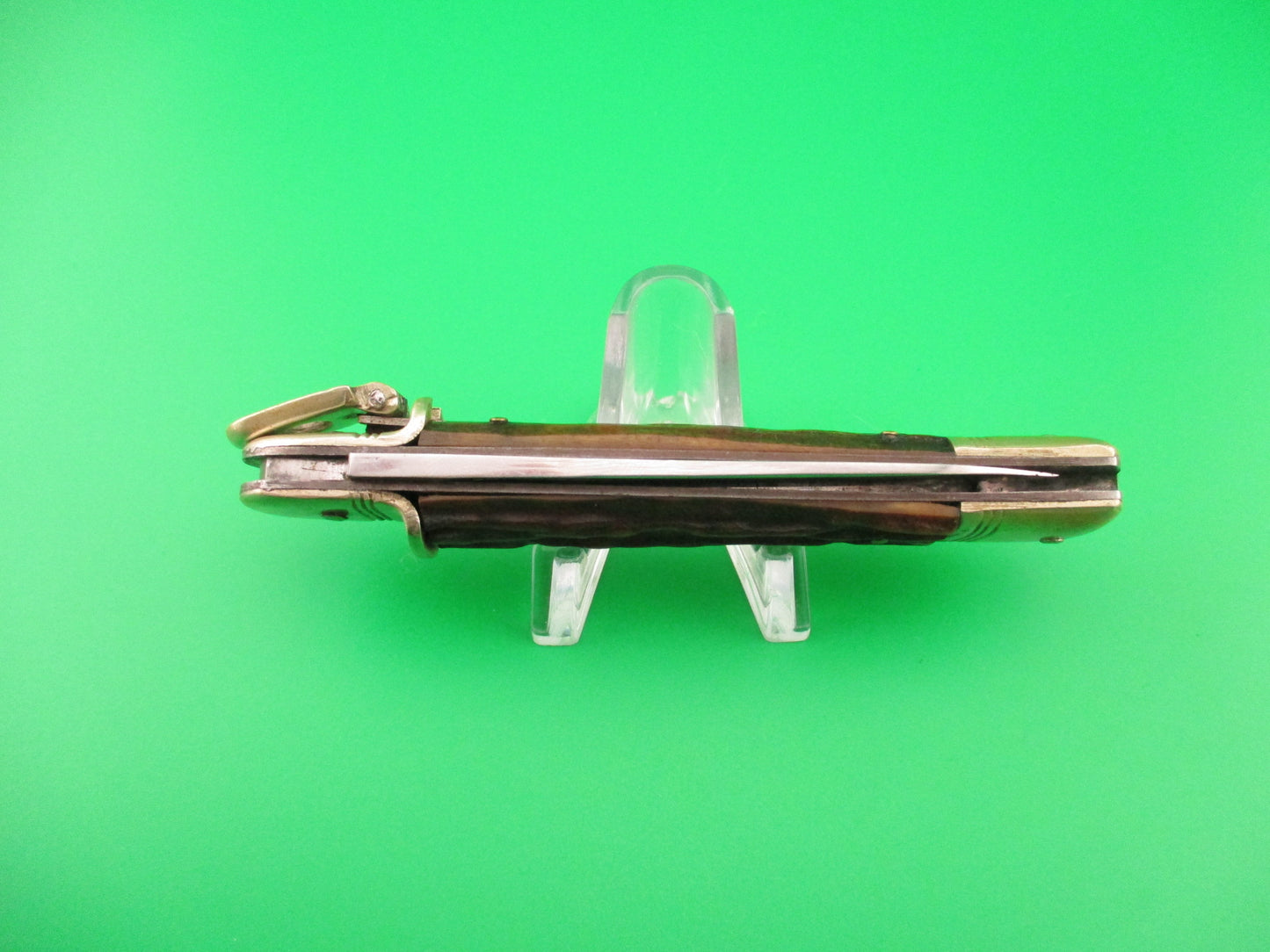 ROSTFREI KISSING CRANE 10cm German Stag Lever vintage automatic knife