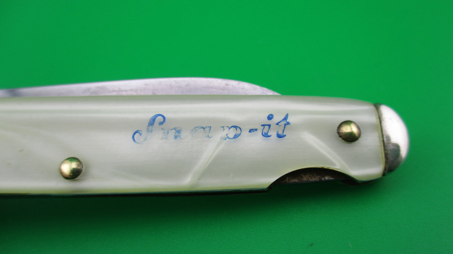 z Rare CAMCO Snap-it Vintage Camillus Backspring release automatic knife from 1940s
