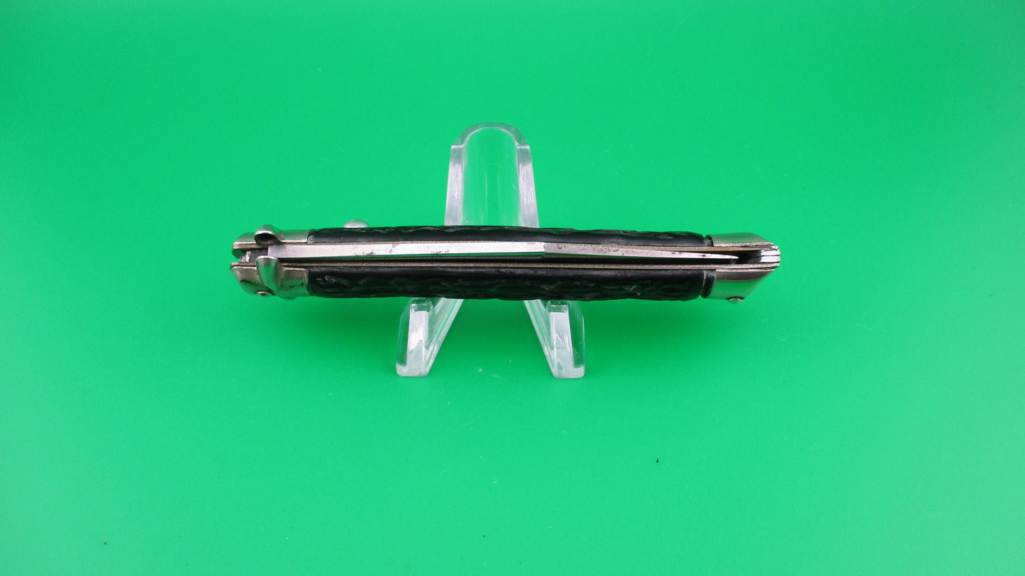 Colonial SHUR-SNAP Fishtail (bowtie) Black switchblade knife