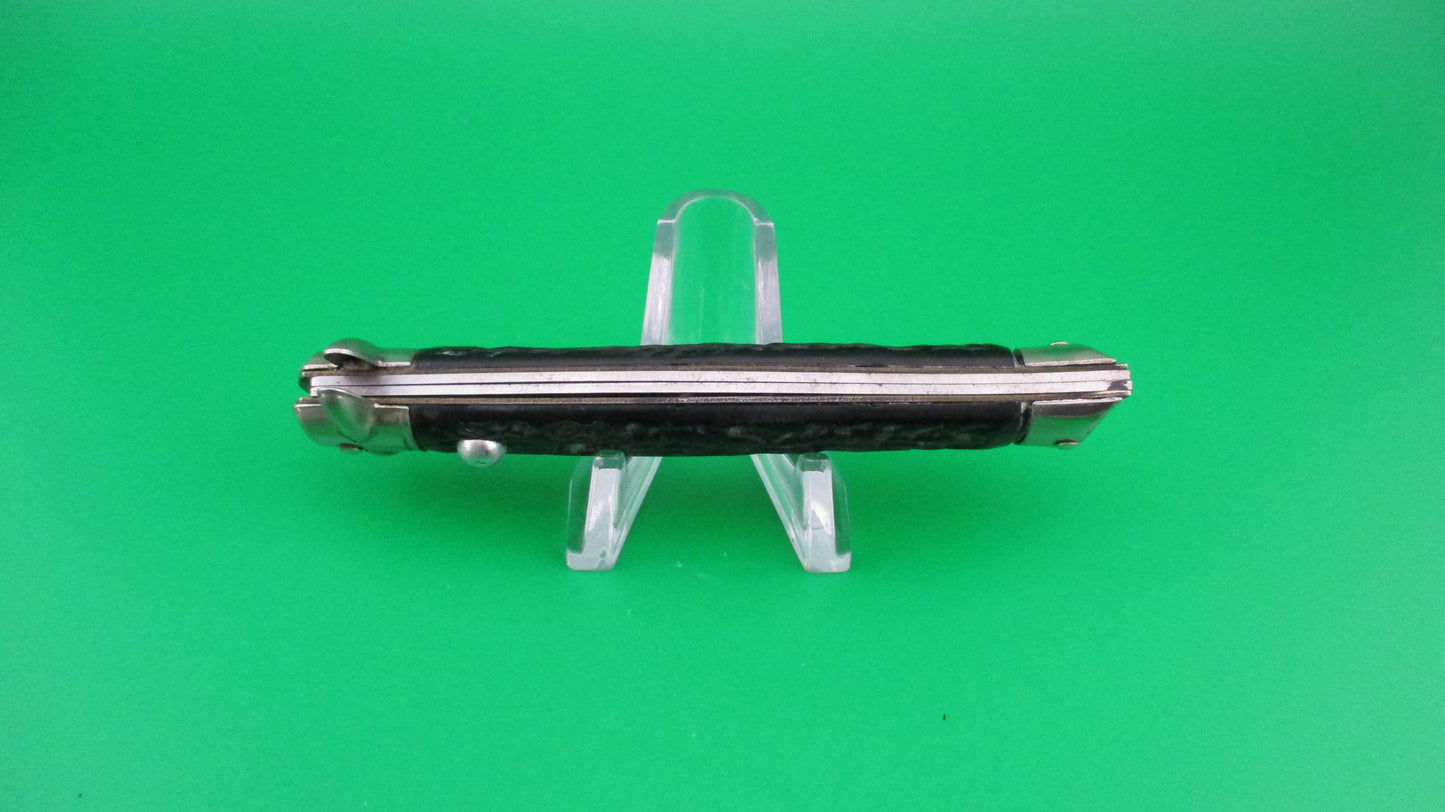 Colonial SHUR-SNAP Fishtail (bowtie) Black switchblade knife