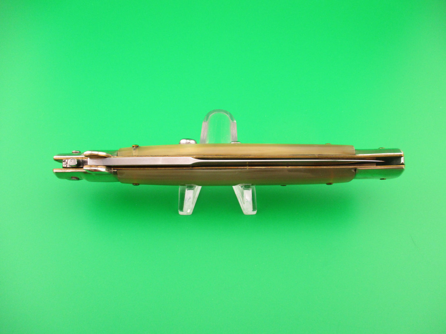 Walt's Flat Guard 28cm Italian Picklock Bayonet blade Honey horn automatic knife