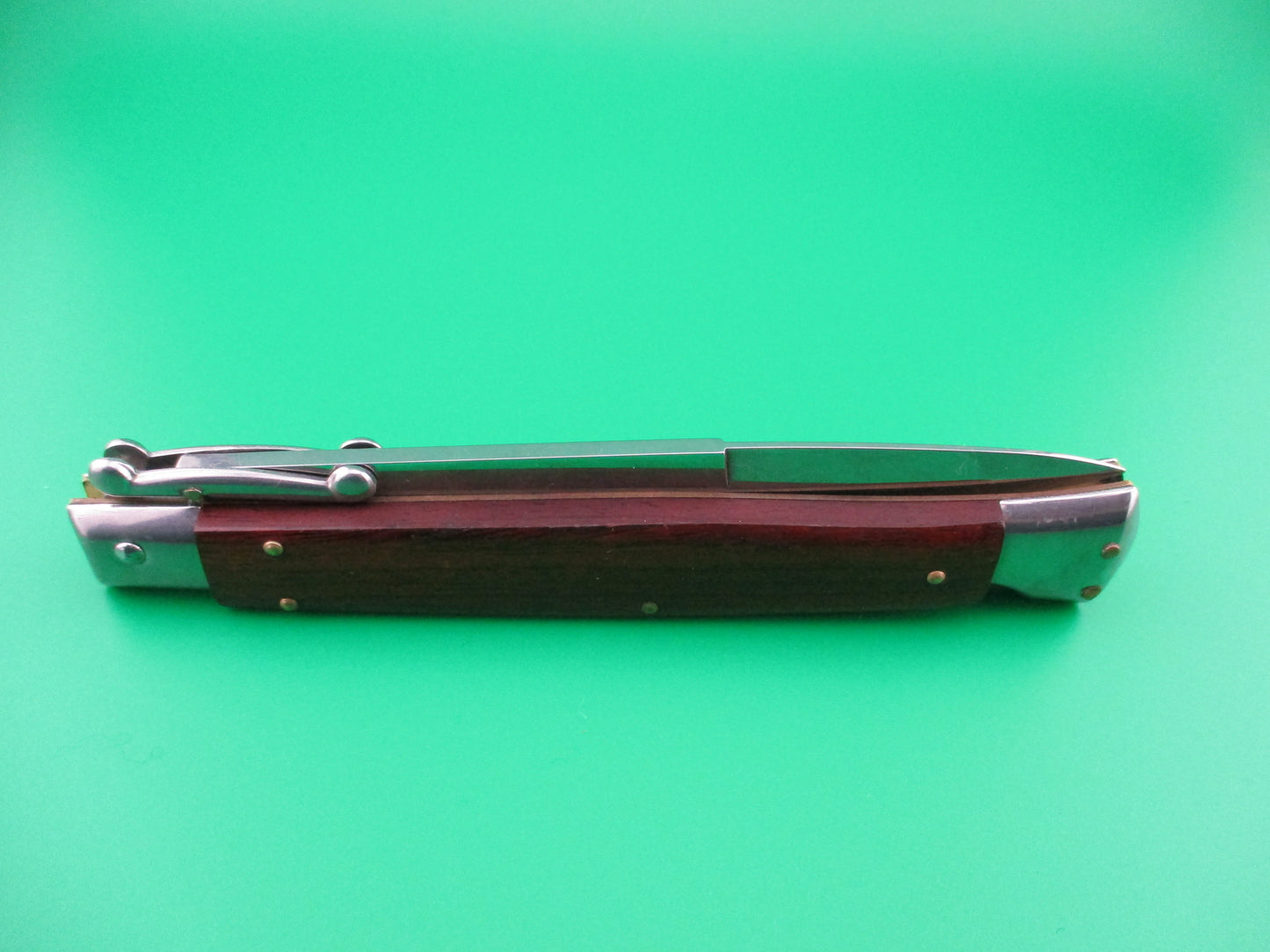 Italian Frank B 11 inch Swing guard Cocobolo automatic knife