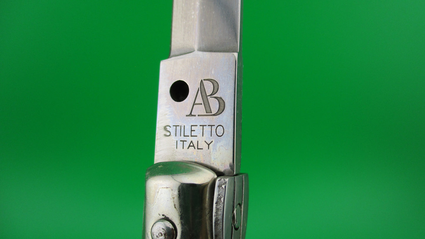 Z AB STILETTO ITALY 28cm Italian Swivel bolster Dagger Red & Black automatic knife
