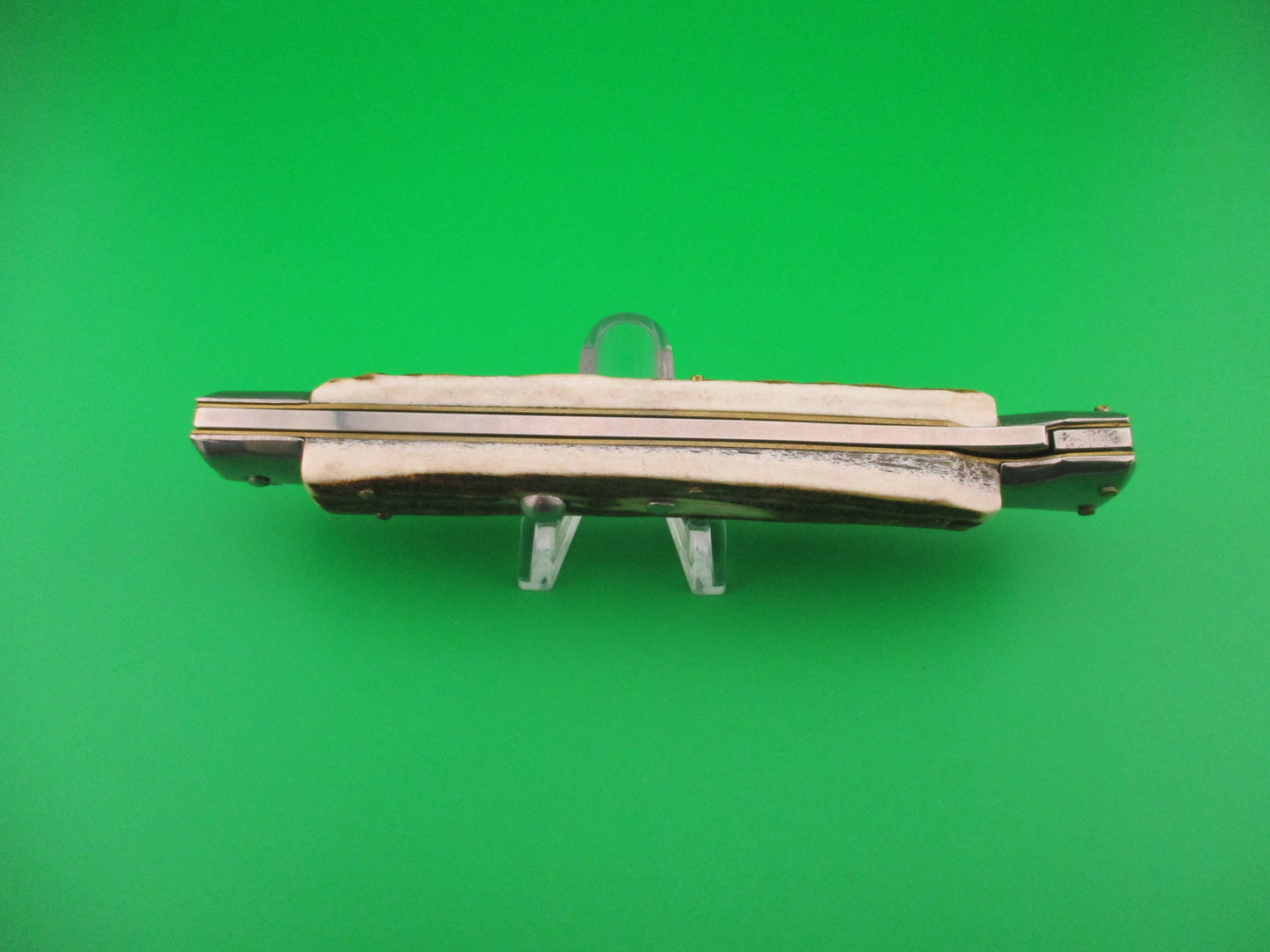 FRANK B ITALY 28cm Italian Swing guard Stag automatic knife