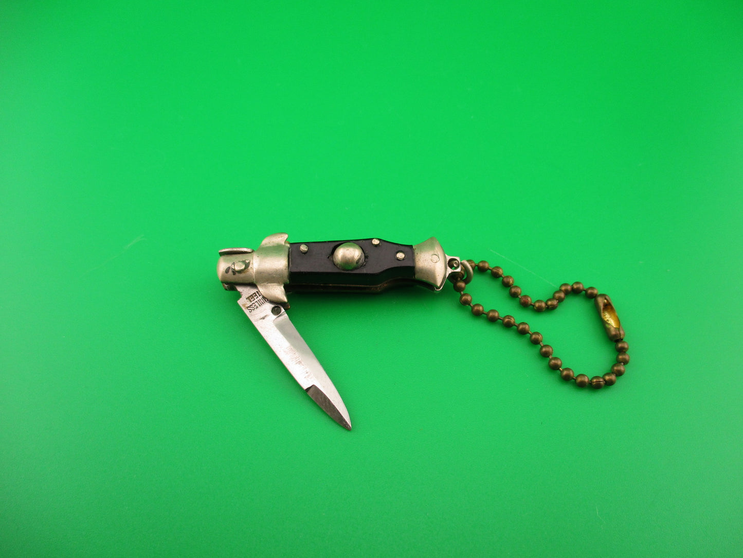 STAINLESS STEEL 7cm Japanese Tiny Picklock wasp body keychain vintage automatic knife