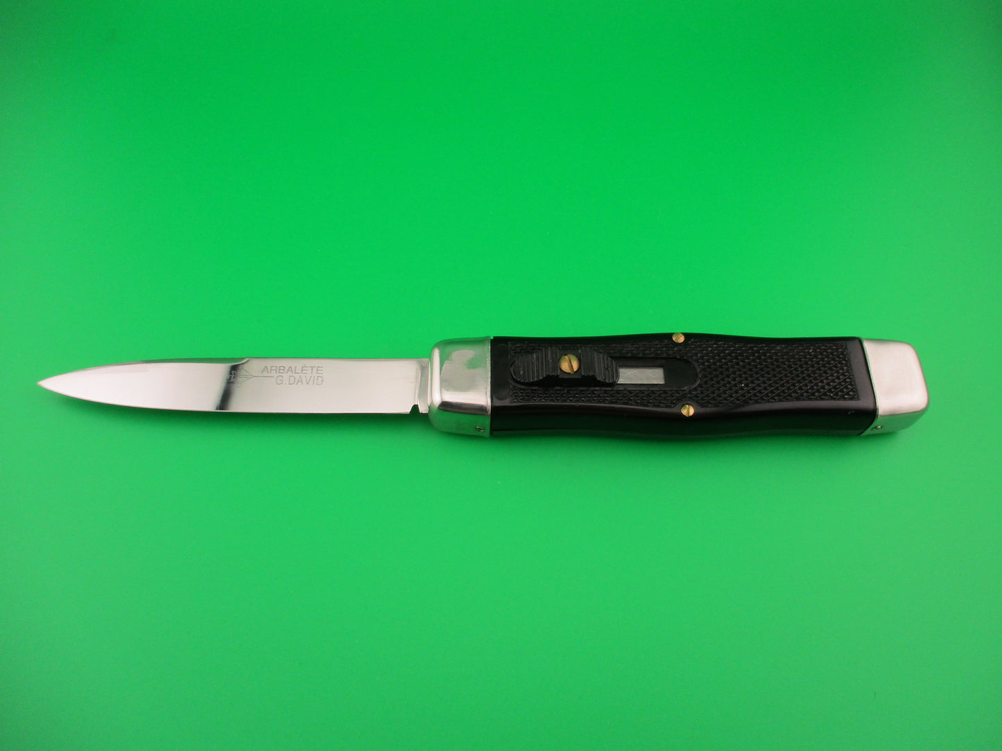 GIMEL BARGEON ARBALETE G DAVID 23cm FRENCH OTF DA Automatic knife NIB