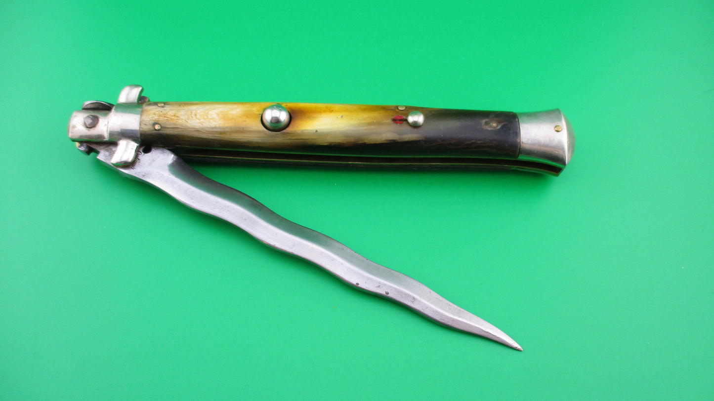 z Latama MADE IN ITALY 33cm Italian Picklock KRIS automatic knife w Red Dot safety