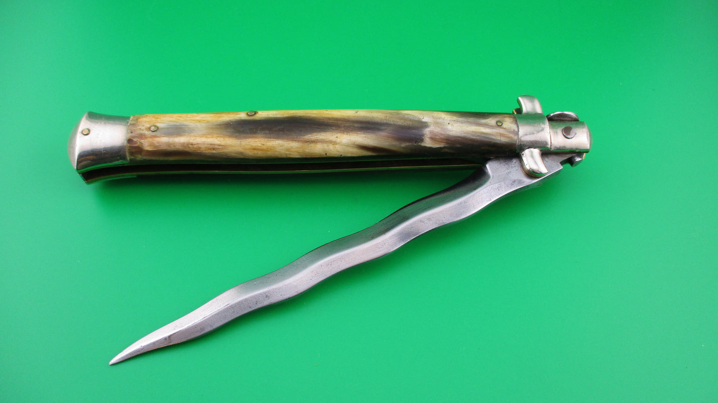 z Latama MADE IN ITALY 33cm Italian Picklock KRIS automatic knife w Red Dot safety
