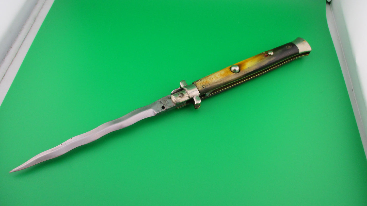 z Latama MADE IN ITALY 33cm Italian Picklock KRIS automatic knife w Red Dot safety