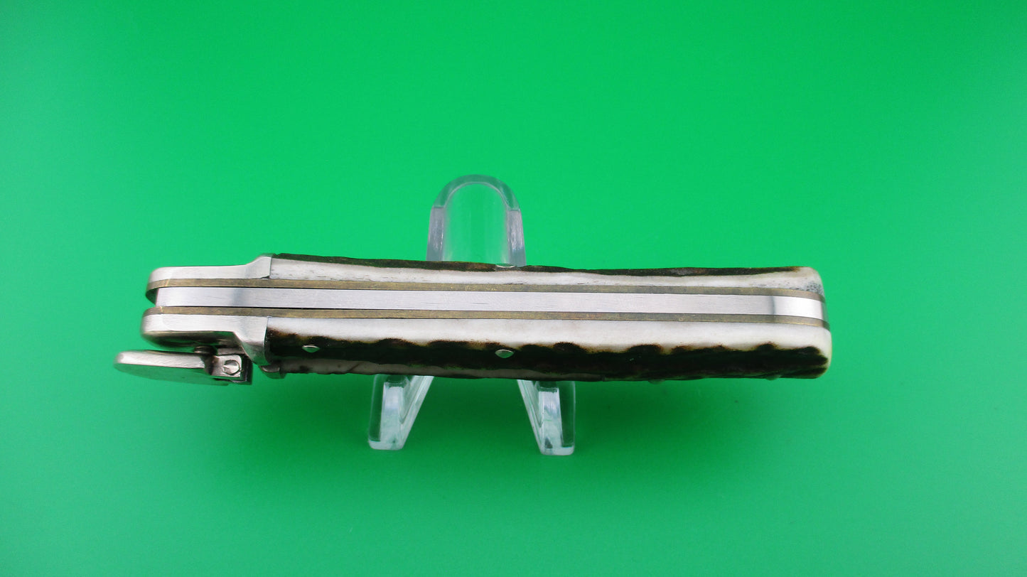 z BOKER TREE BRAND 715R German Lever Stag ARBOLITO automatic knife