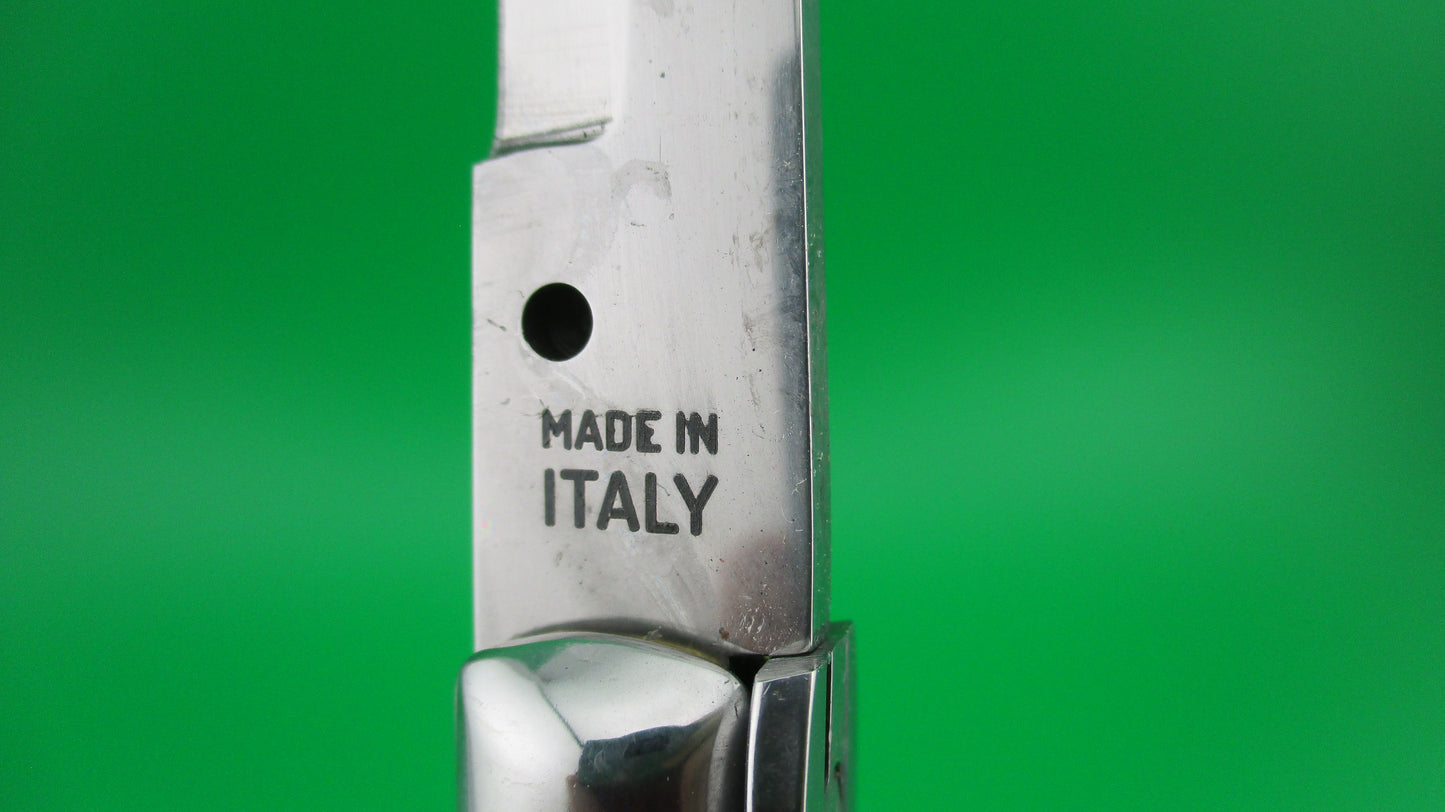 MADE IN ITALY 28cm Italian Stiletto Swivel bolster switchblade knife