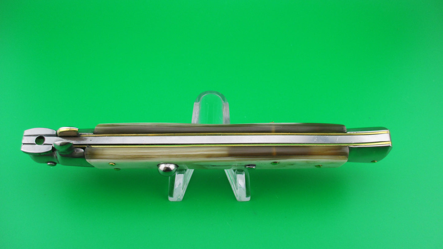 MADE IN ITALY 28cm Italian Stiletto Swivel bolster switchblade knife