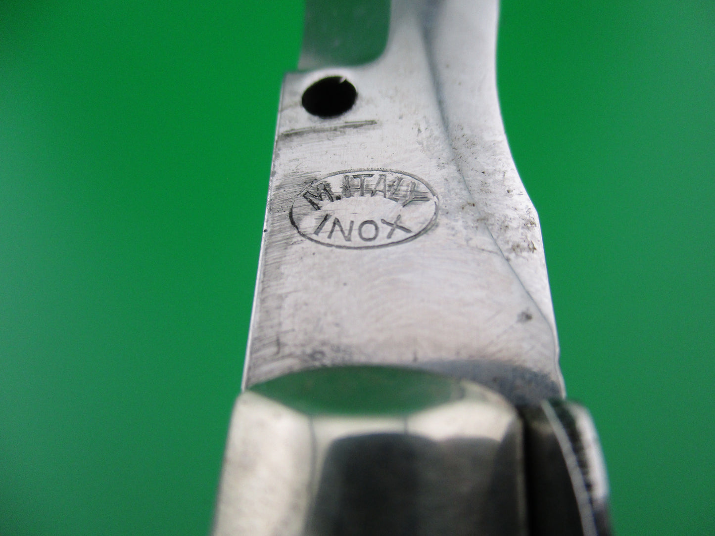 z M Italy 33cm Italian Kris blade picklock with Stag scales 1950s