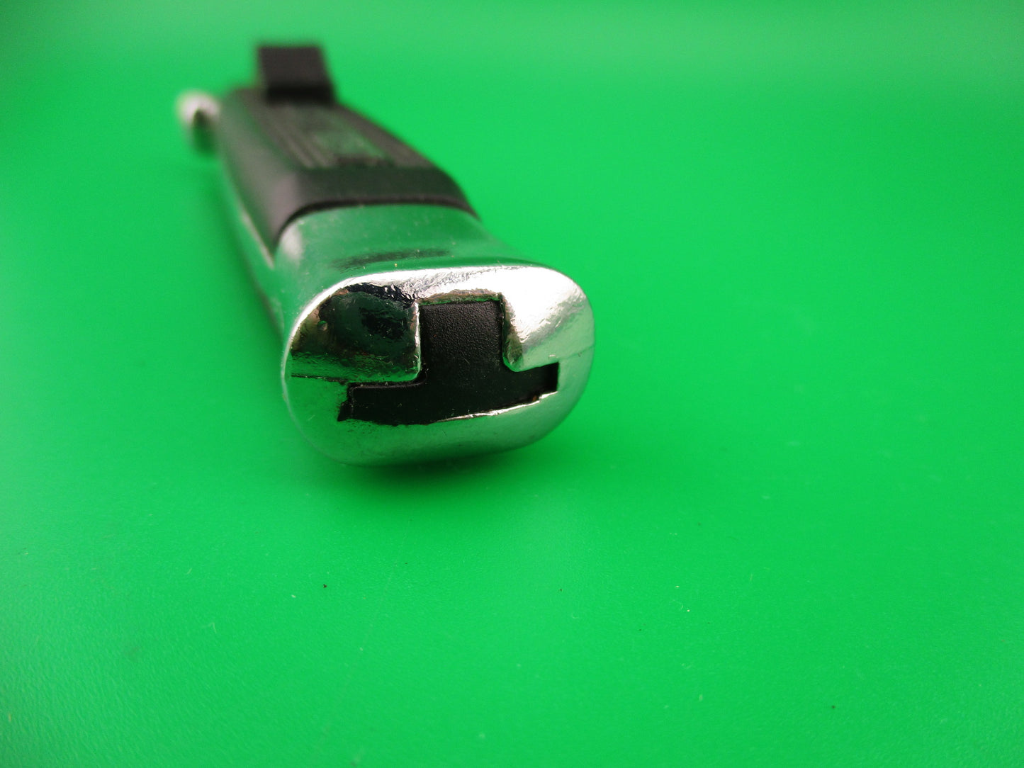 C.J.H. ROSTFREI SECRET AGENT 20cm Out the Front OTF DA automatic knife black NIB box