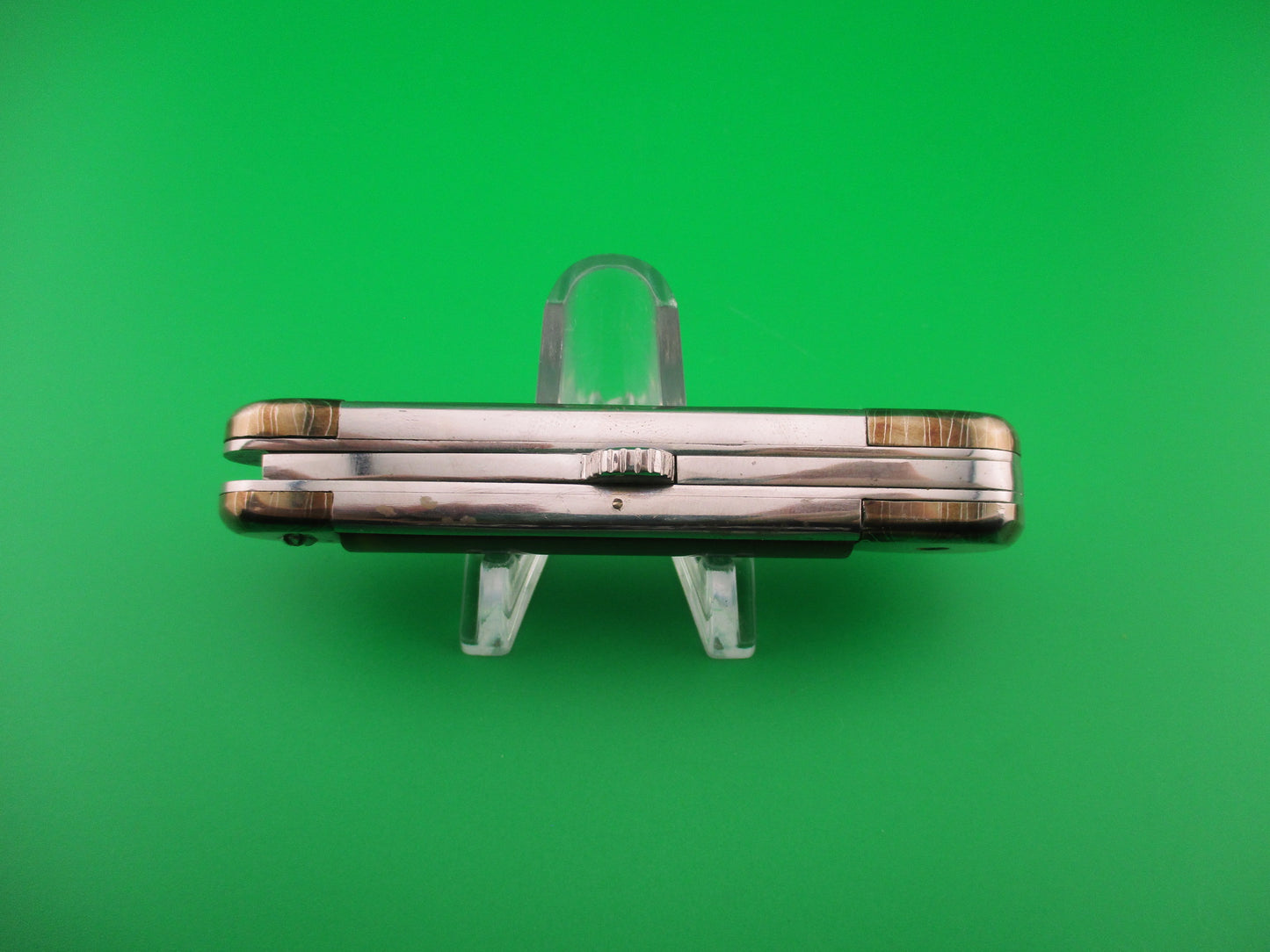 MERLIN (Don Hall) 6.25 inch Custom Tortoise Scale release automatic knife