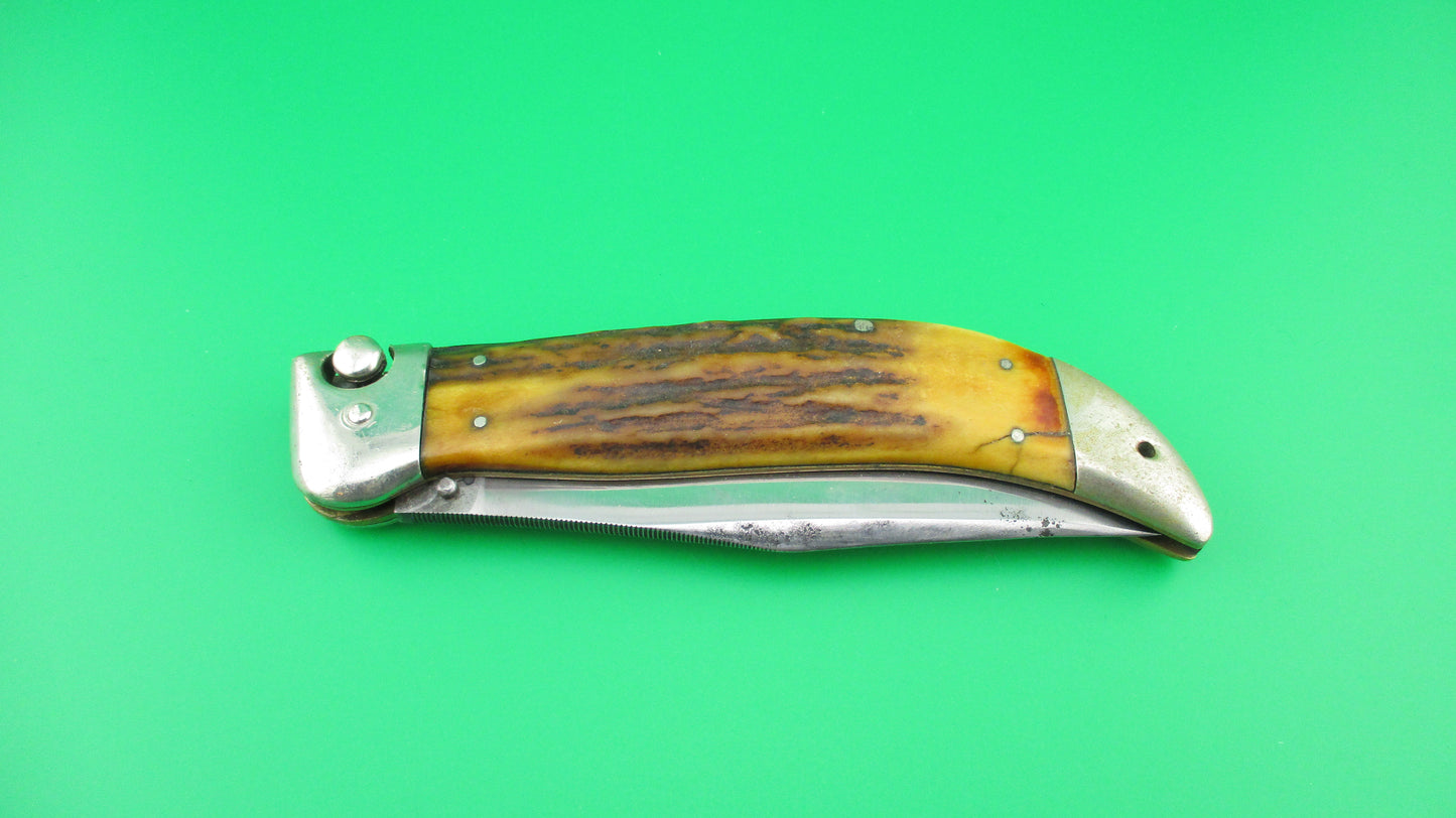 KaBar Grizzly Stag Vintage #2179 switchblade knife