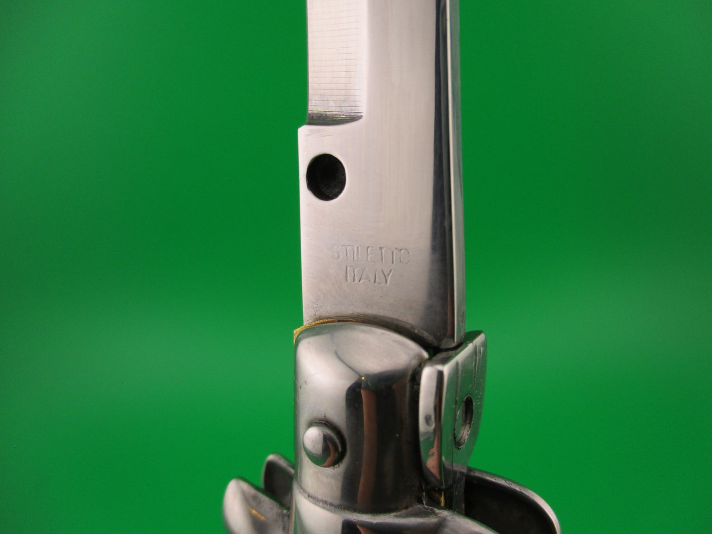 STILETTO ITALY 23cm Italian Stiletto Purple Pearlex vintage automatic knife