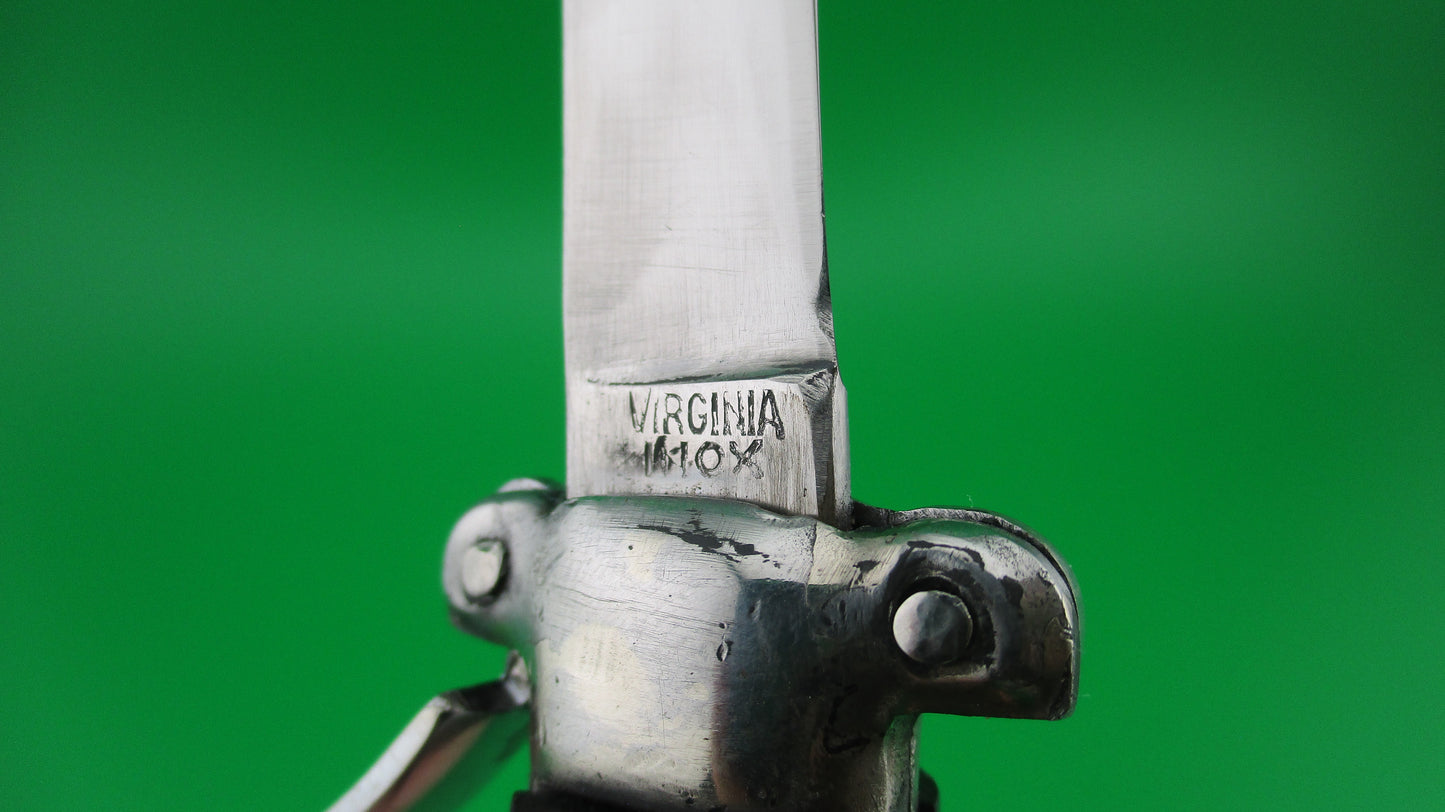 PATENT VIRGINIA INOX 21cm Italian Trapdoor 1960s automatic knife